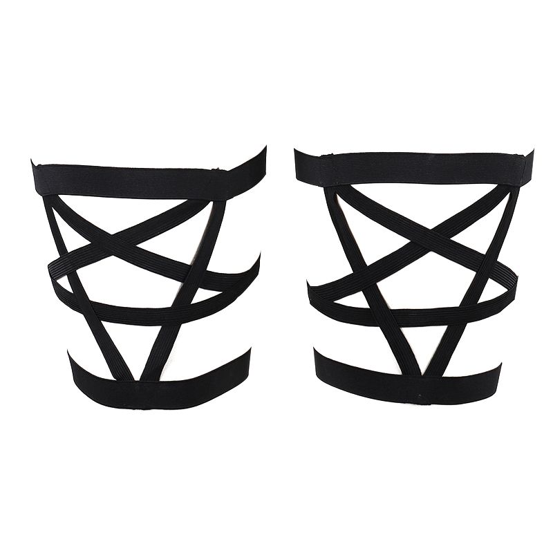 pentagram leg garter