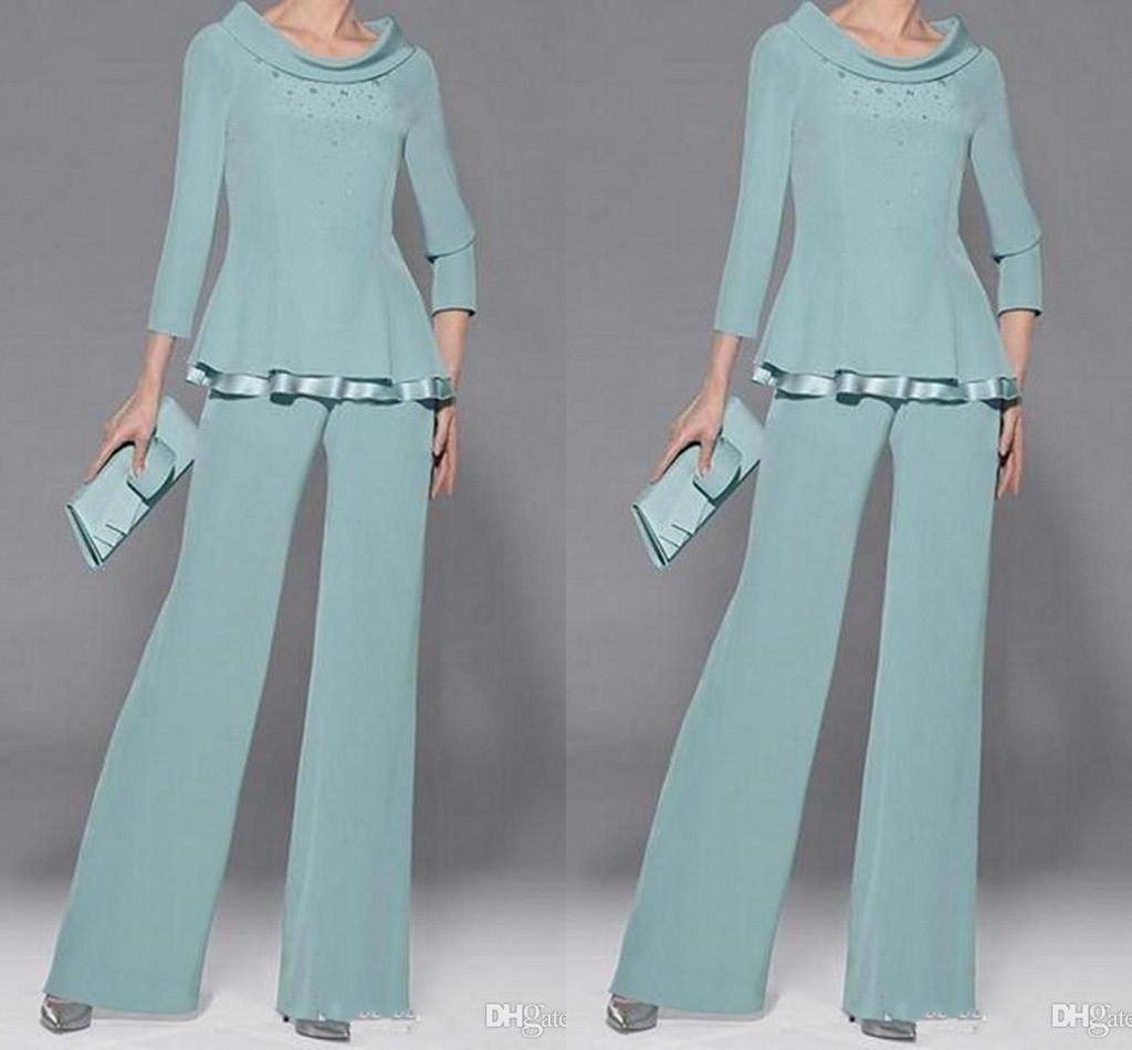 mother of the groom pant suits 2018