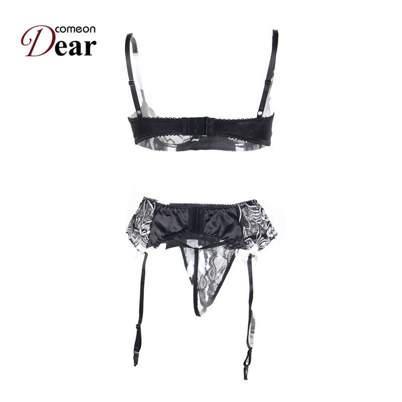 Compra Comeondear Lencería Conjuntos De Lencería Mujer Negro Lencería  Sexual Erótica De Navidad Sexy Plus Size 3 Pieza Conjunto Busto Sujetador  Abierto RJ80319 Barato | Entrega Rápida Y Calidad | Es.Dhgate