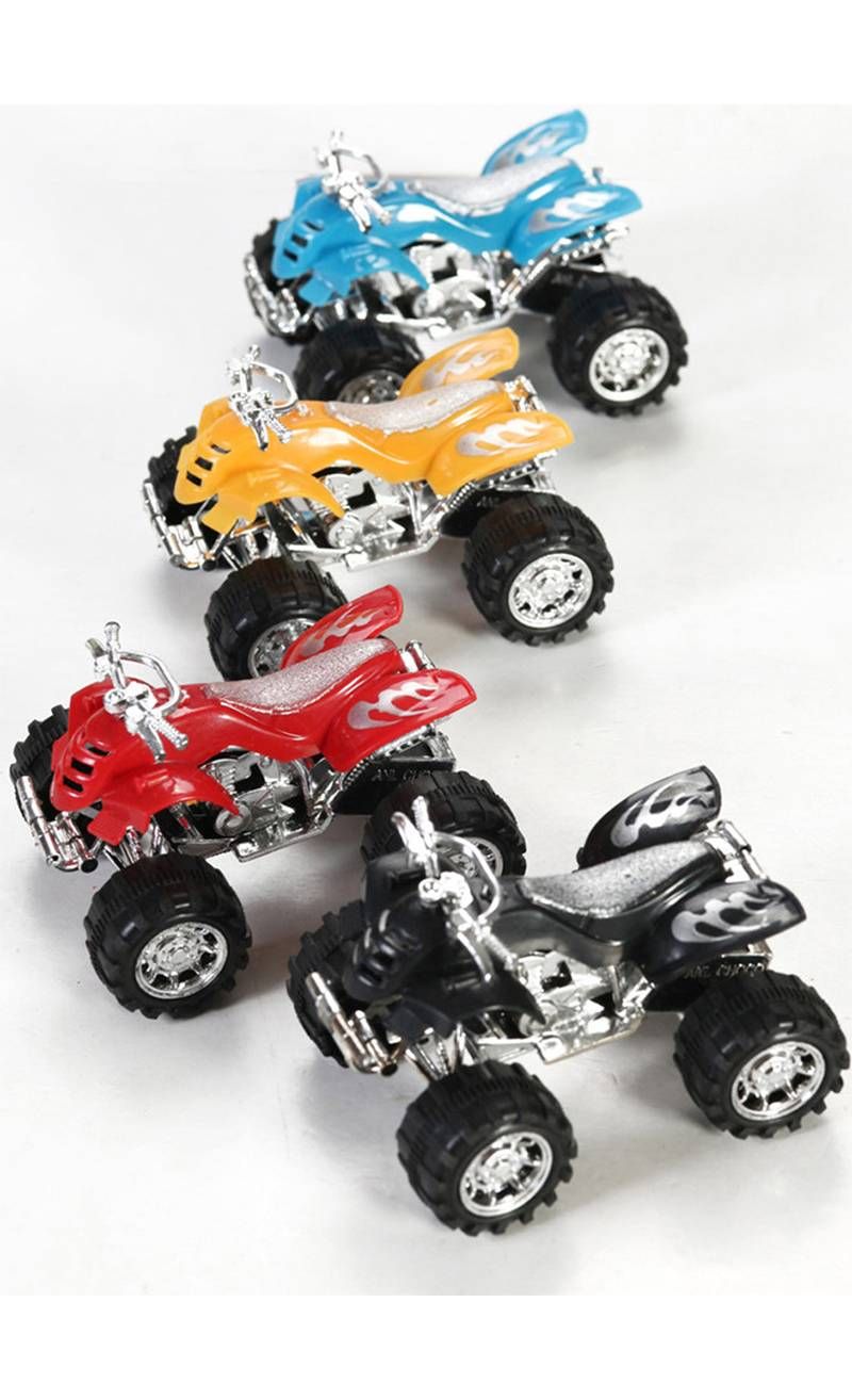 2020 Children Kids Four Wheel Pull Back Motorcycle ATV Toys Mini