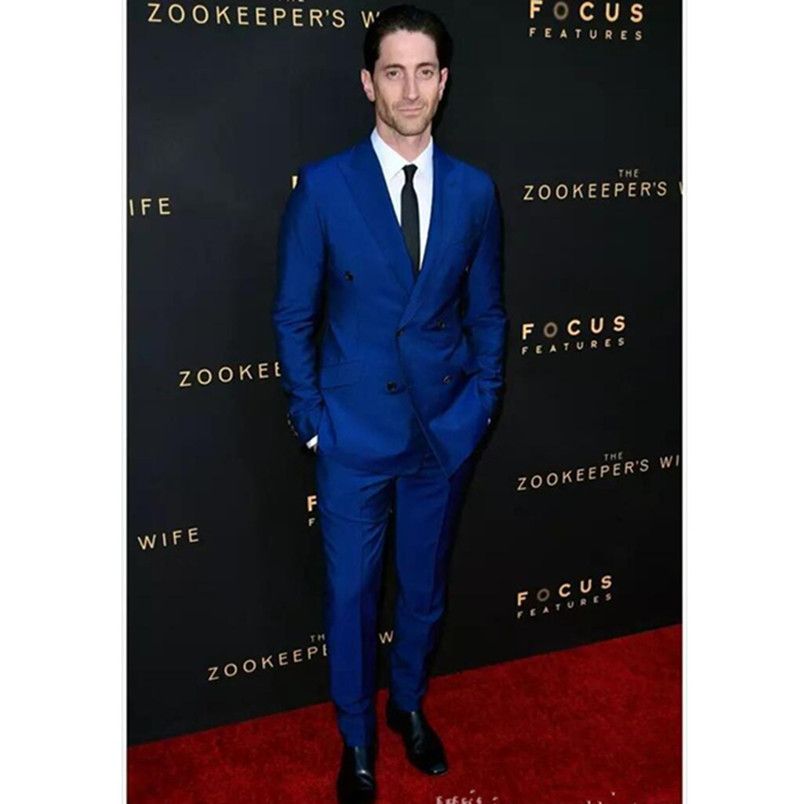 royal blue pants with black shirt