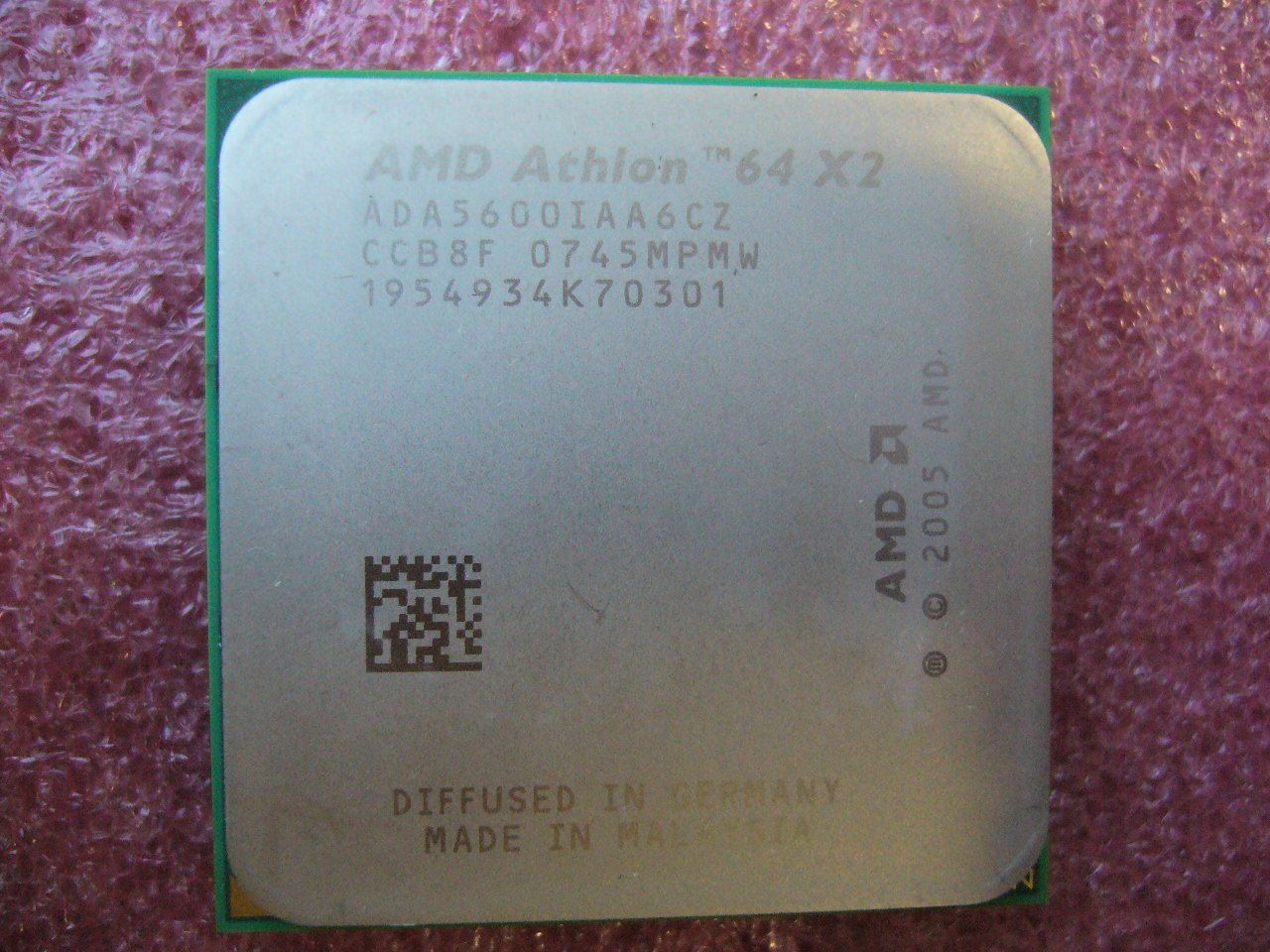 Plaatsen daar ben ik het mee eens cultuur QTY 1x AMD Athlon 64 X2 5600+ 2.8 GHz Dual Core ADA5600IAA6CZ CPU Socket  AM2 From Rainbow2222, $30.25 | DHgate.Com