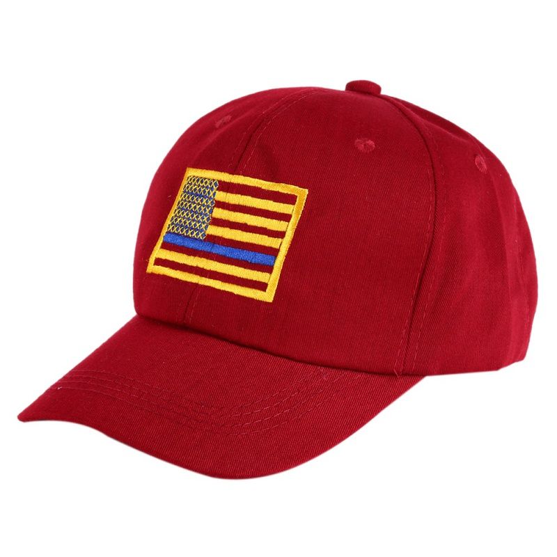 American Flag Embroidered Cap Men Women 