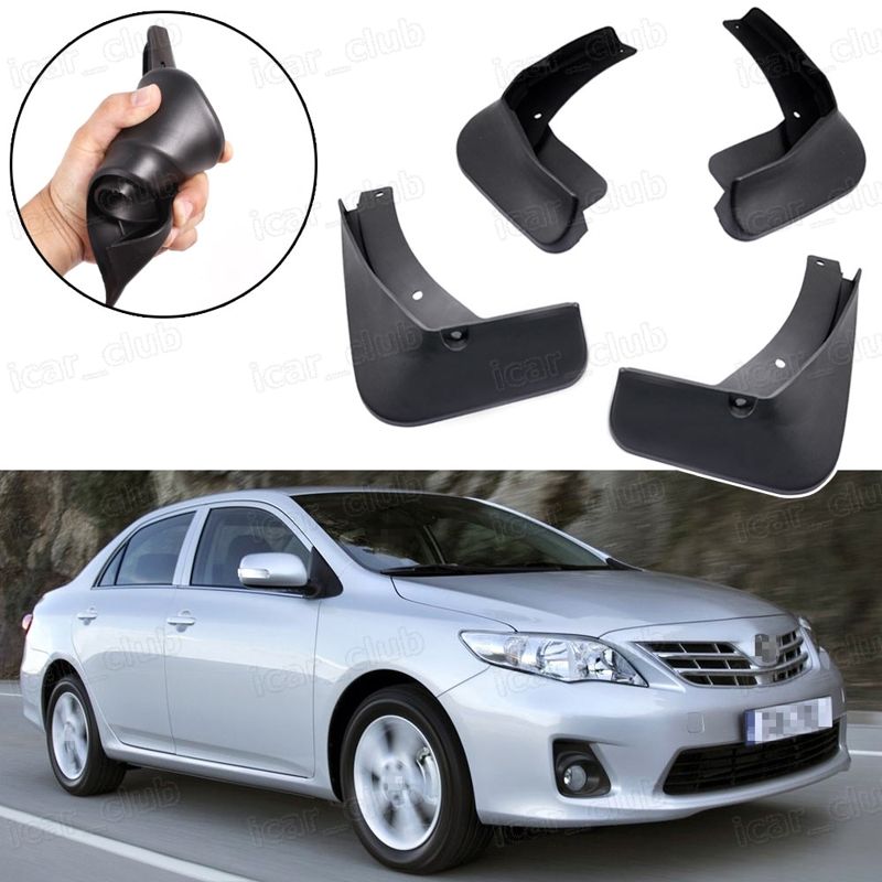 Car Mud Flaps Splash Guard Fender Mudguard for Toyota Corolla Sedan 2007-2013