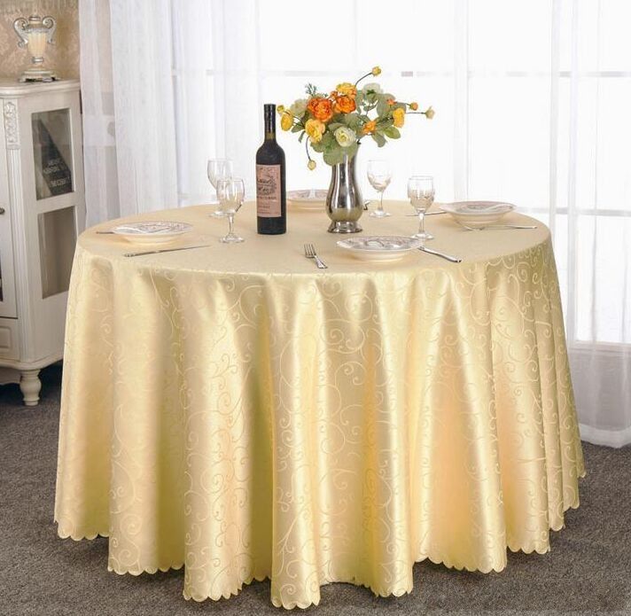 environ 213.36 cm ronde Nappe De Table Housse pour Banquet Mariage Fête Décoration Jetables 84 environ 213.36 cm ronde Nappe De Table Housse pour Banquet Mariage Fête Décoration Jetables 84