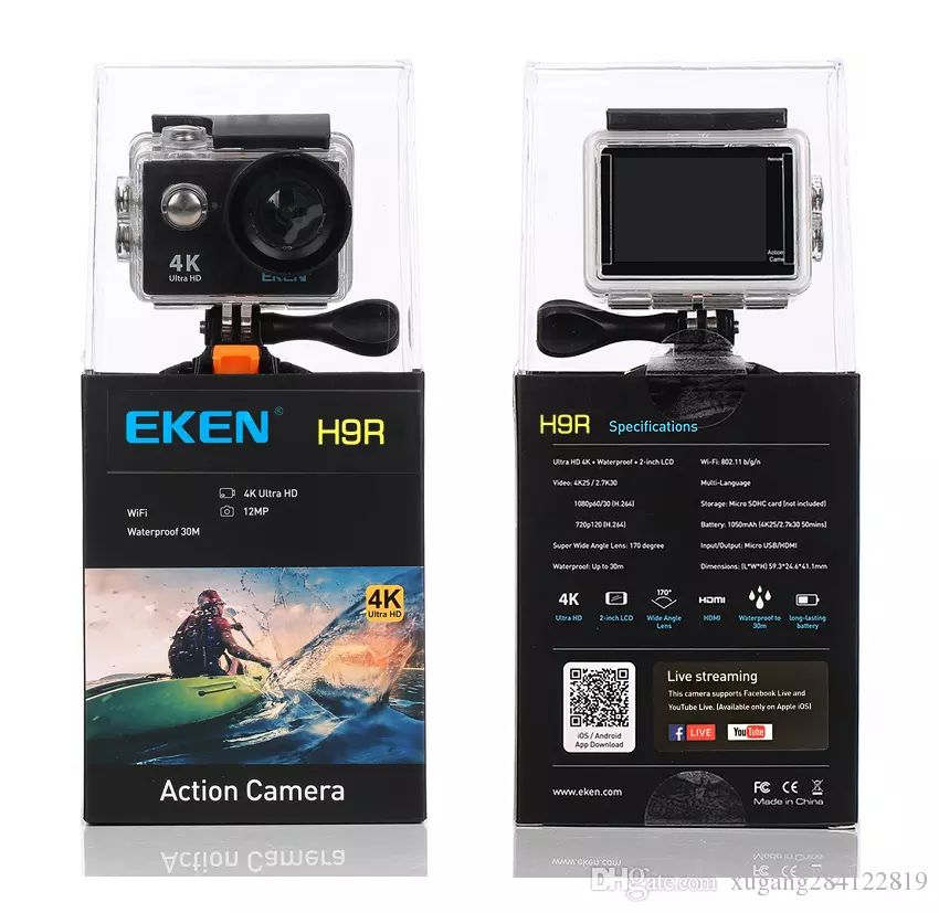 eken h9r action camera 4k ultra hd