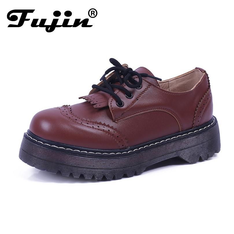 low heel brogues