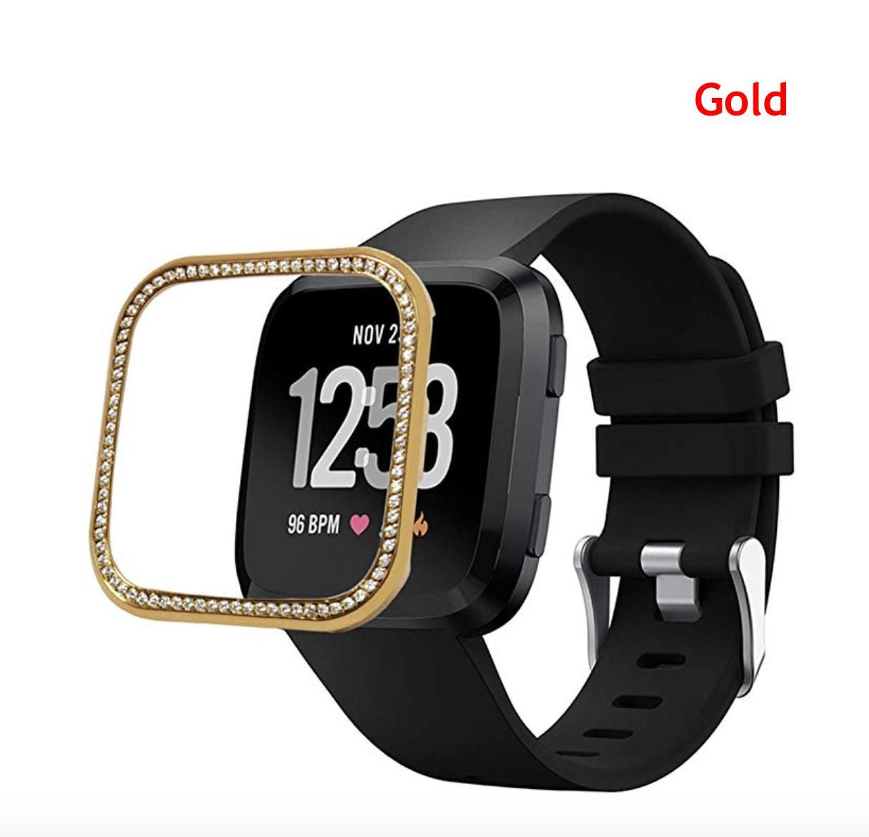fitbit versa gold rose