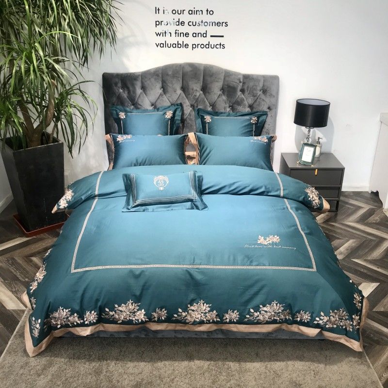 4 Flowers Embroidered Duvet Cover Set 100 Cotton Sateen Bed Linen 60s Percale Tribute Silk Bedding Sets Queen King White Teal From Fair2018 139 93 Dhgate Com - White Bedding With Embroidered Flowers 4 Flowers Embroidered Duvet Cover Set 100 Cotton Sateen Bed Linen 60s Percale Tribute Silk Bedding Sets Queen King White Teal From Fair2018 139 93 Dhgate Com - White Bedding With Embroidered Flowers