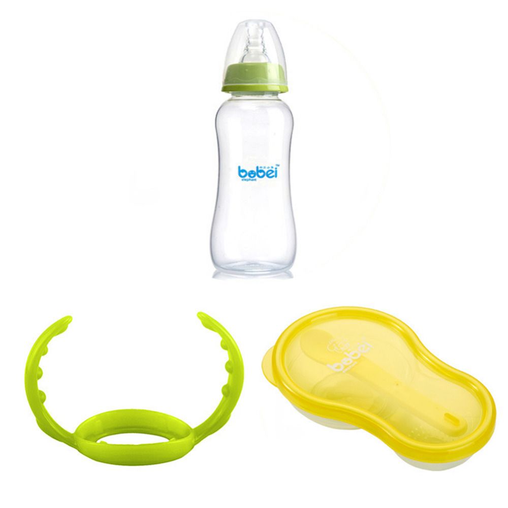 2020 Baby Infant Feeder Set 2 Milk Bottles Nipple Baby Food