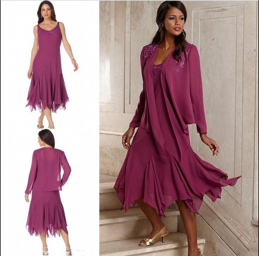 plum mother of the bride outfits