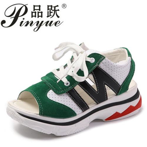 athletic platform sandals