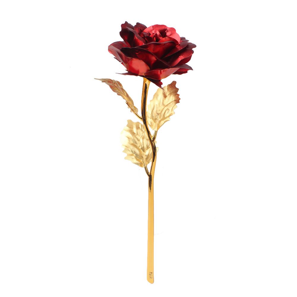 21 Ourwarm 24k Golden Rose Artificial Flowers For Wedding Party Favors Decoration Home Table Accessories Halloween Decorations From Winwood 13 18 Dhgate Com