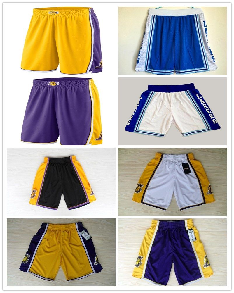 authentic lakers shorts