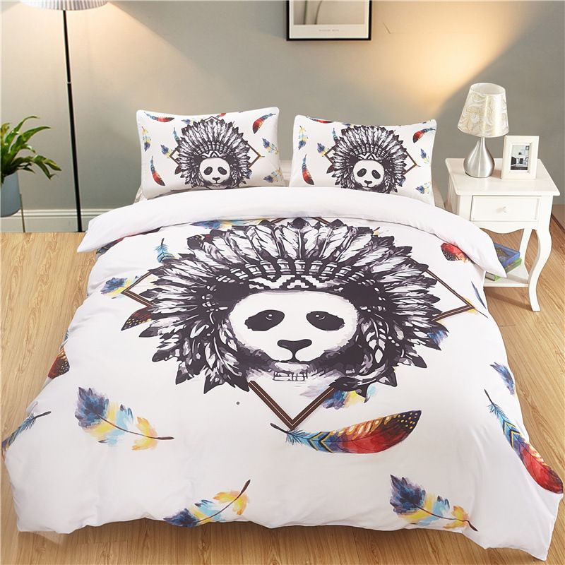 Wholesale Panda Beddings Sets Queen Size India Animal Feather