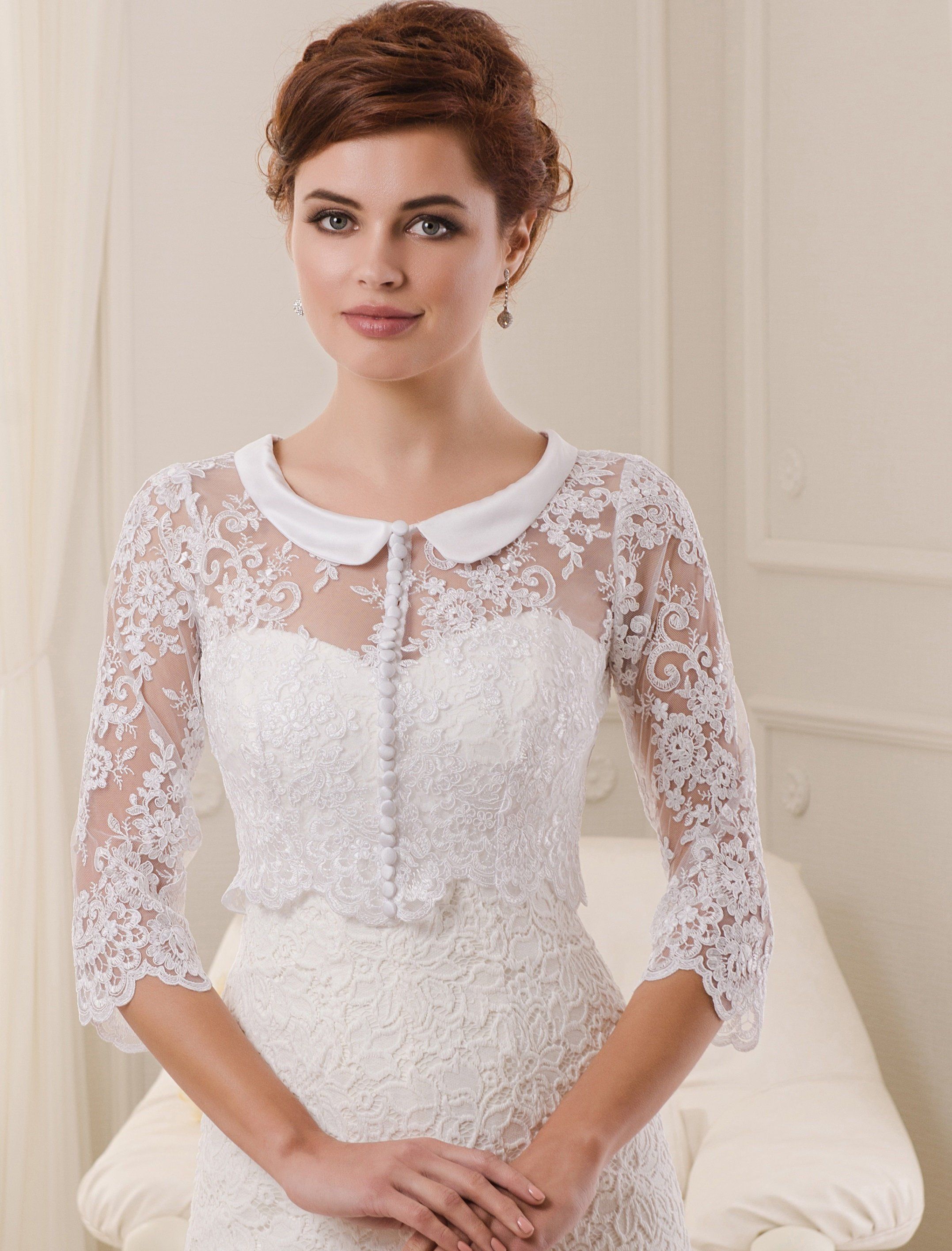 Elegant Lace Jacket Bridal Accessories 