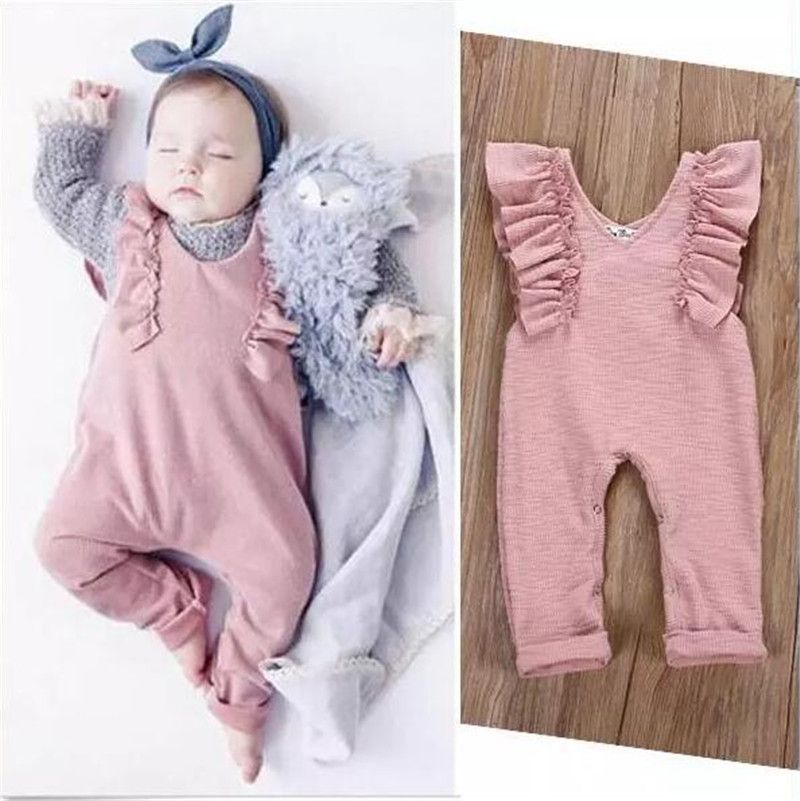Satin Al Toptan Bebek Giysileri Kizin Duz Renk Tulum Aski Pantolon Pantolon Pamuk Uzun Tulum Cocuklar Yaz Kiyafet B11 Tl84 31 Dhgate Comda