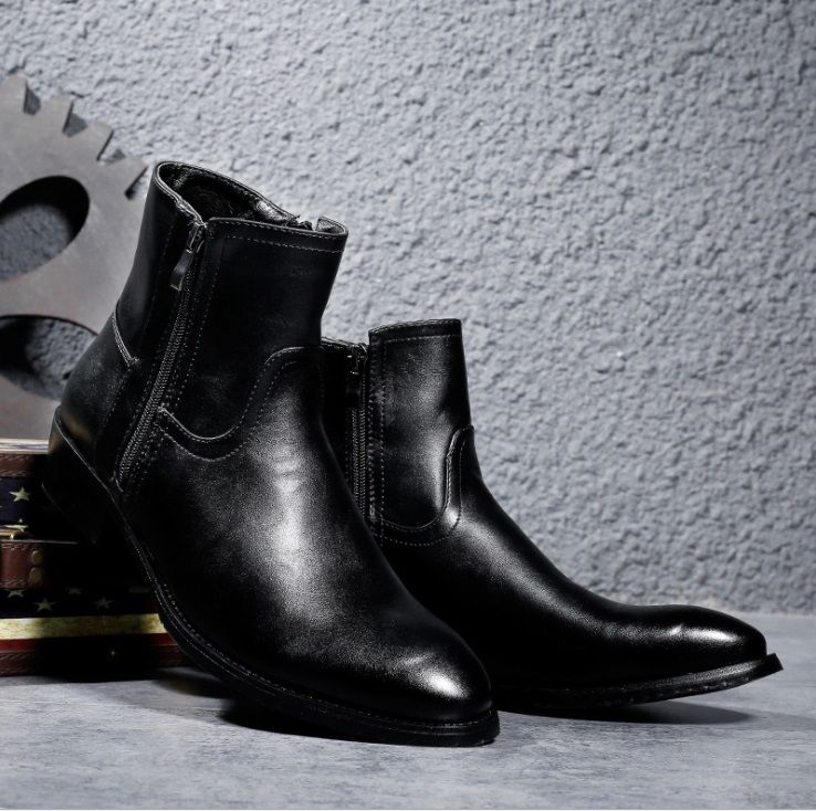 Acquistare Stivaletti Uomo Moda Stivali Di Pelle Genuina Scarpe Di Marca  Designer Ins Martin Stivali Scarpe Eleganti Zy846 Economico | Consegna  Veloce E Qualità | It.Dhgate