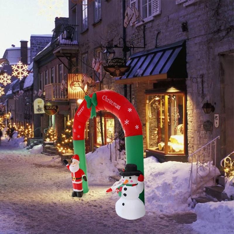 Wallpaper Acquista 2 4 M Gonfiabile Arco Babbo Natale Pupazzo Di Neve For Android Free