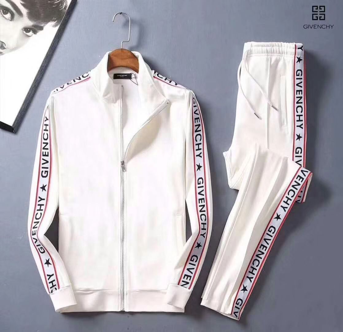 white tracksuit tops