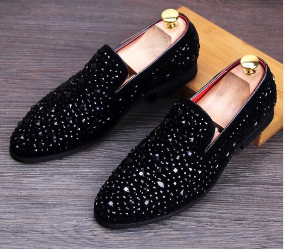 Acquistare Scarpe Da Uomo Brillantini Nuovi Appartamenti Da Uomo Di Moda  Casual Scarpe Eleganti Da Uomo Design Mocassini Con Paillettes Scarpe Da  Guida Con Plateau Uomo Nx3 Economico | Consegna Veloce E