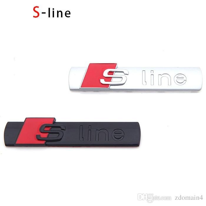S Line Sline black Matt Front Grill Emblem Badge Audi A3 A4 B6 B8 B5 B7 A5 A6 C5