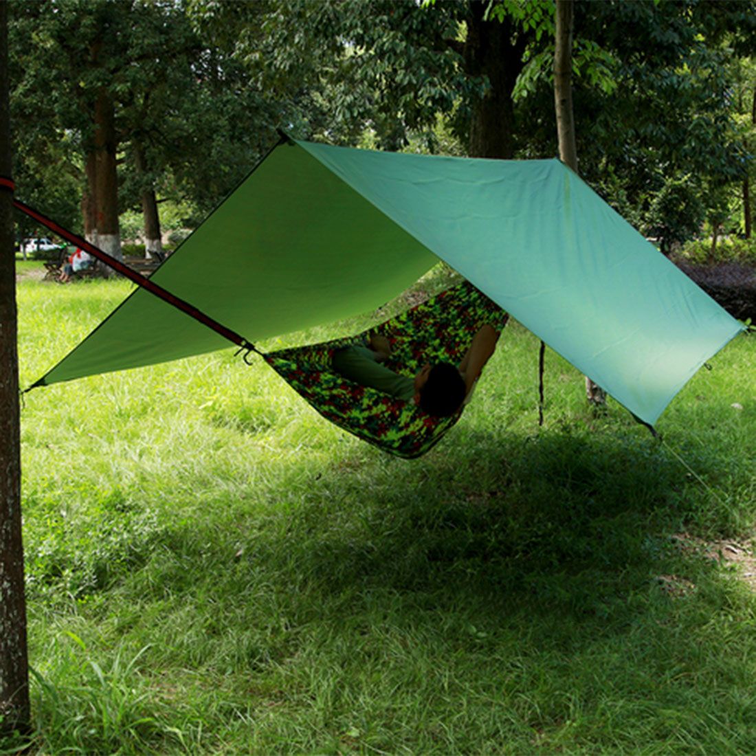Tragbarer Leichter Outdoor-Notschlafsack mit Kordelzug f/ür Campingreisen und Wandern