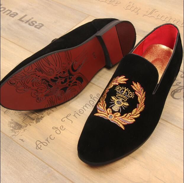 2018 Hot Style Italian Luxury Bees Indian Silk Embroidery Men