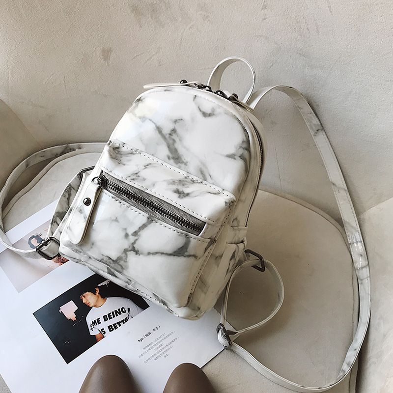 cute marble backpacks