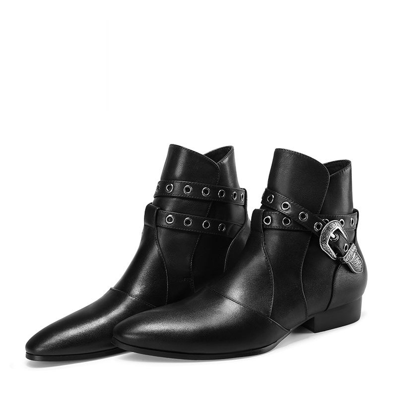 bottines homme talon compensé