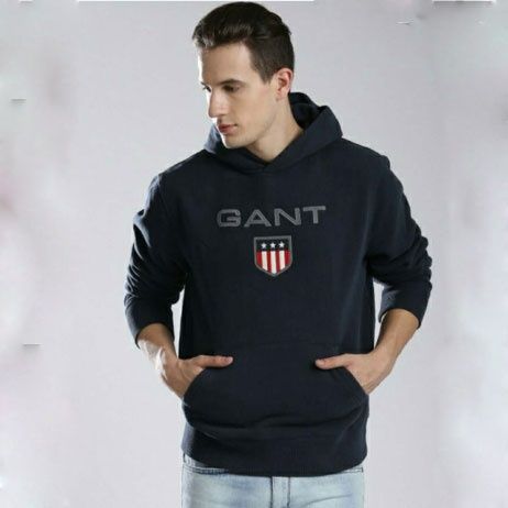 gant shield hoodie white