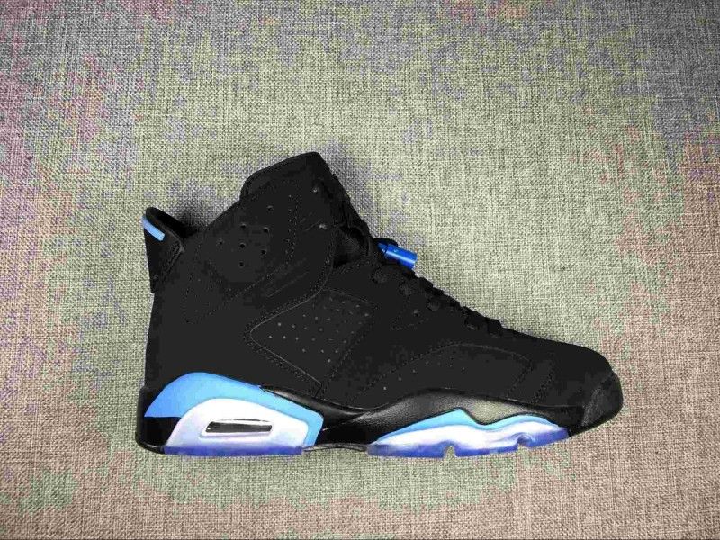 retro 6 black and blue