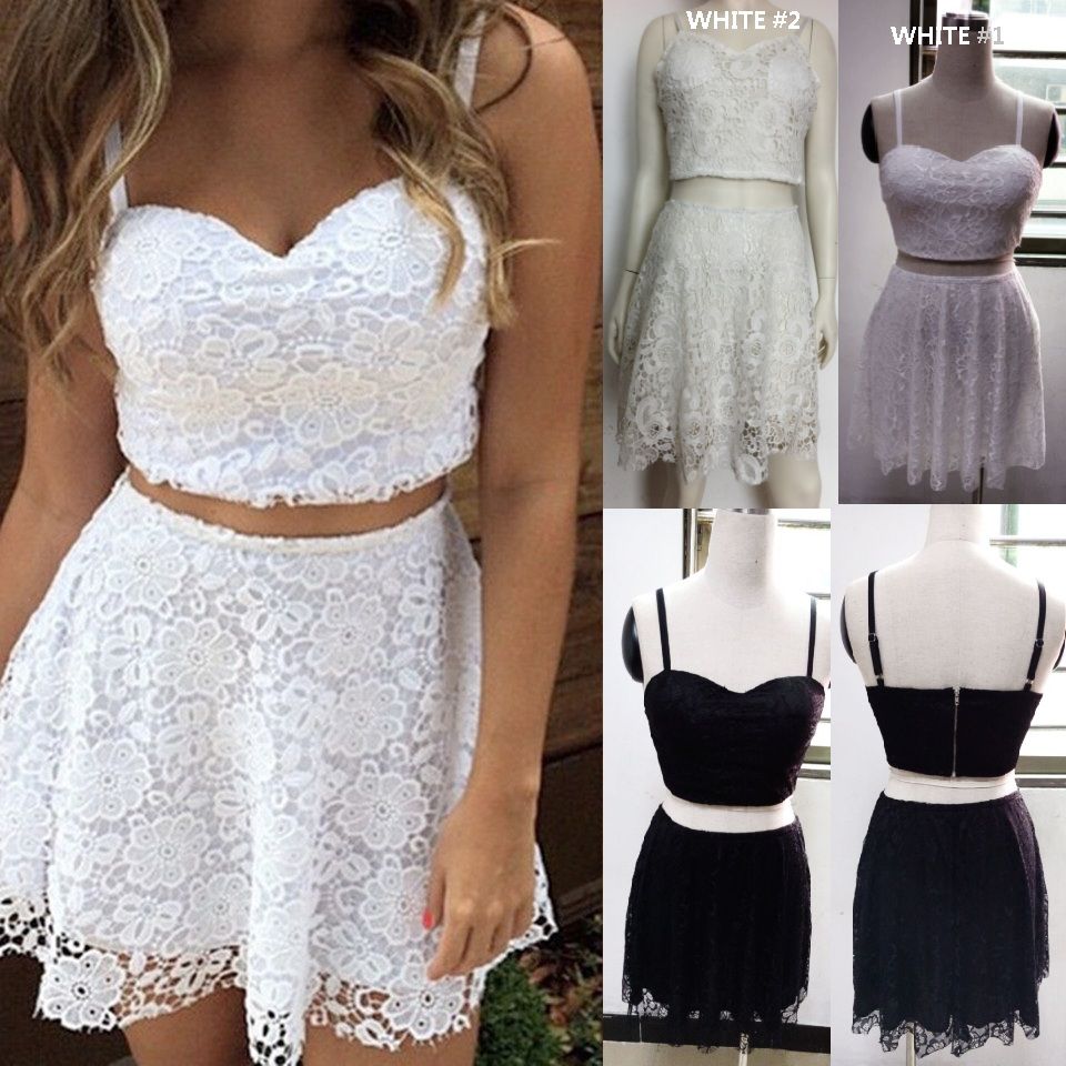 cute crop top dresses