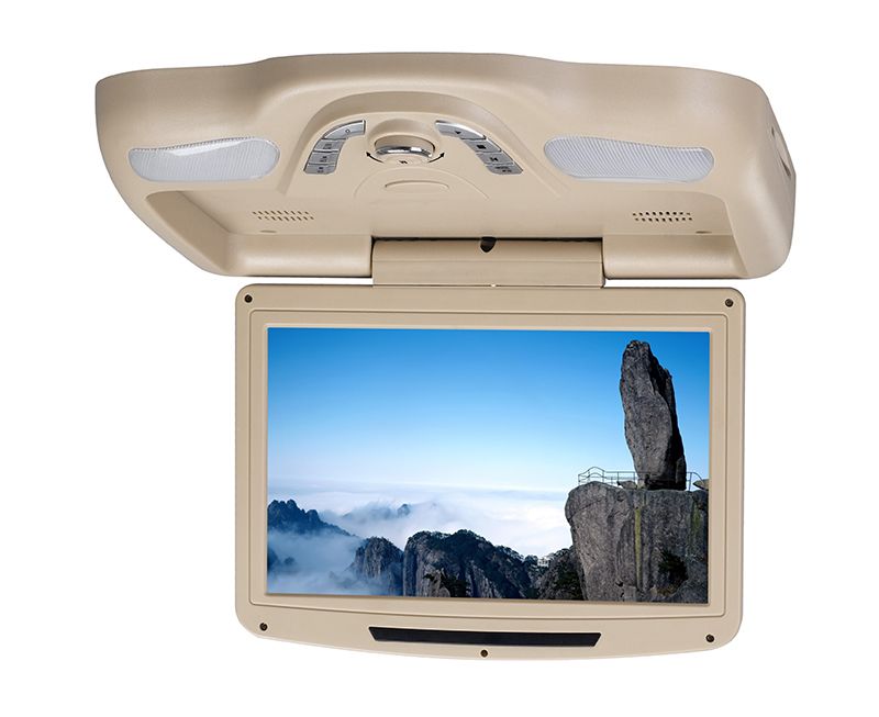 11 Inch Car Roof Mount Dvd USB SD FM IR Game Stable Car Dvd Player Flip