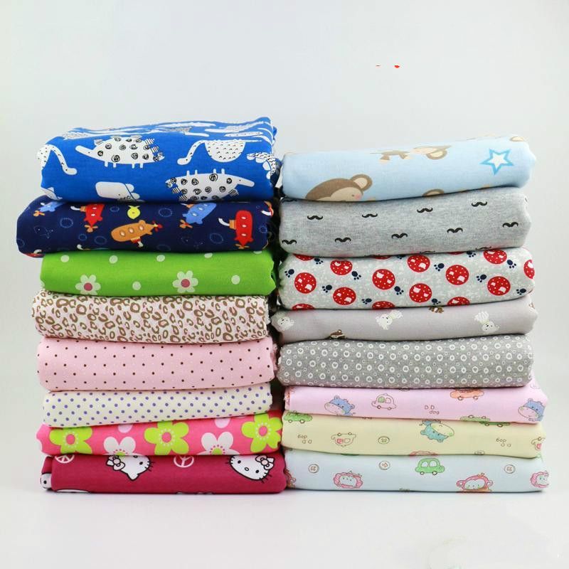 printed quality jersey fabric 150cm wide cotton blend material easter