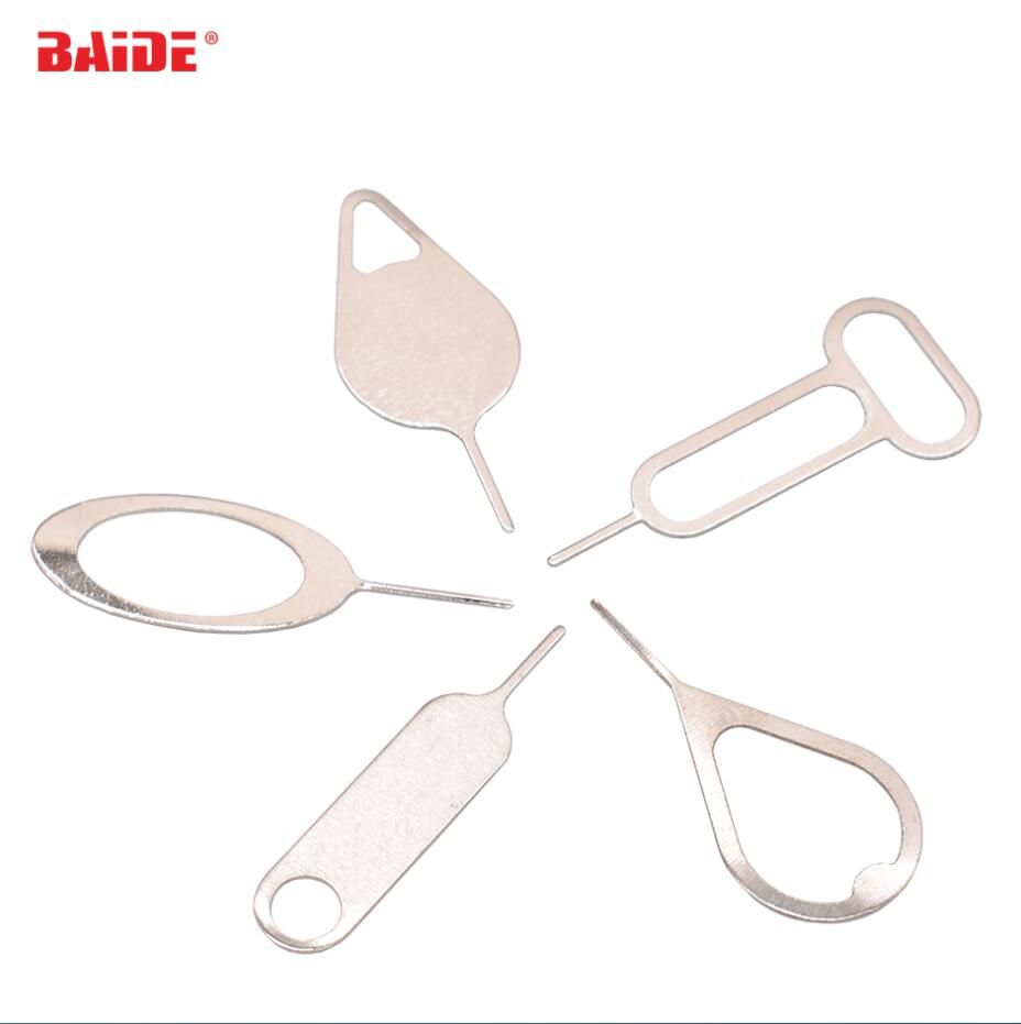 Steel SIM Card Pin SIM Card Tray Eject Pin Key Open Tool For IPhone 5 6