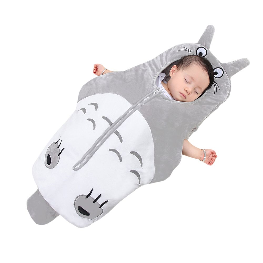 Invierno Algodón bebé bebé durmiendo manta Dibujos animados impreso bebé ropa de cama 