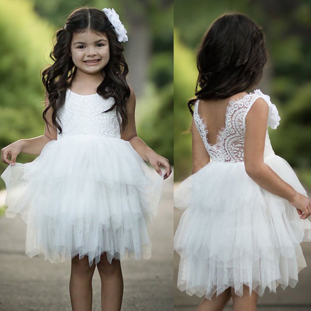 tutu style flower girl dresses