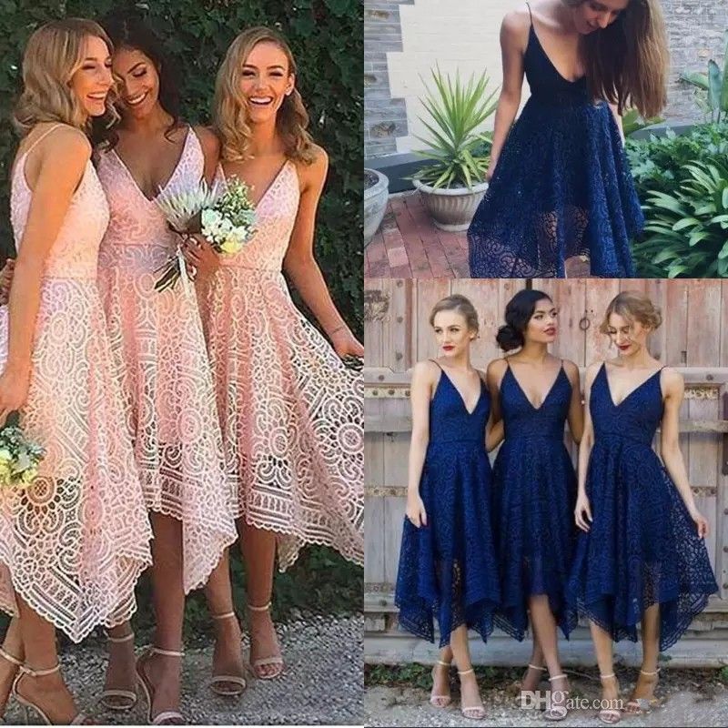 navy blue and blush pink dress