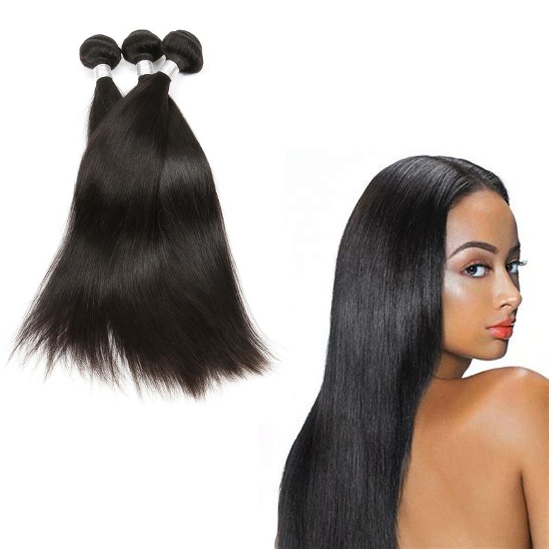 Best Selling Hair Welf New Stylish 1b Natural Color Black Straight