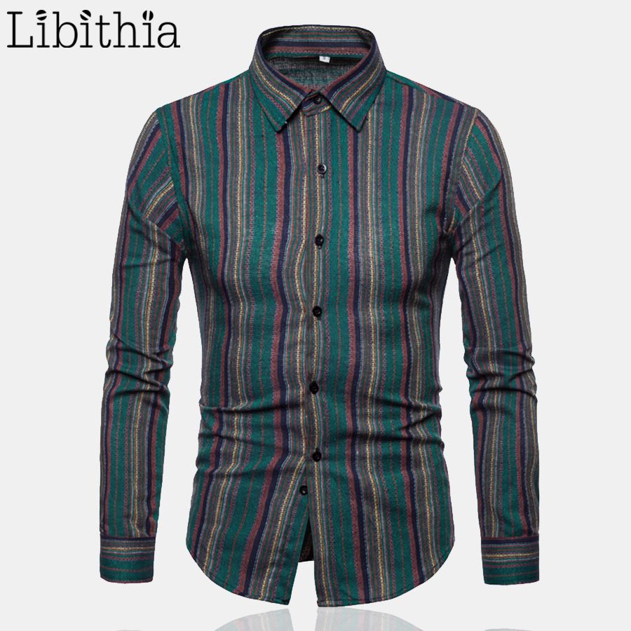 camisas de vestir casual para hombre