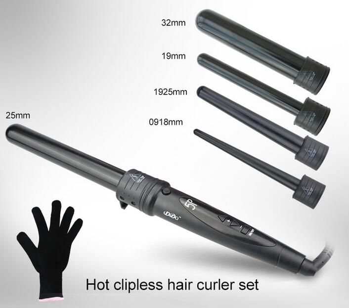 curling iron without clamp