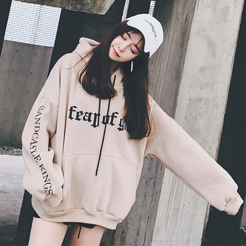 2019 Sweatshirt Female Korean Fashion Of The Wave Of Students Loose Bf Hoodie Ulzzang Jacket Spring New Arrive 2018 From Priscille, $26.68