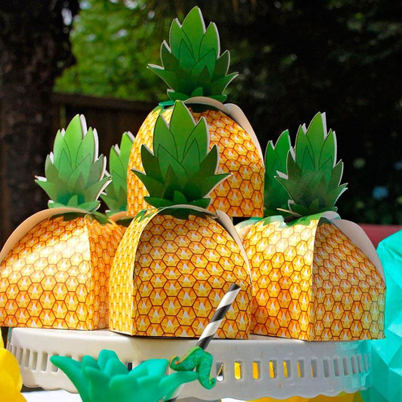 Acheter Pas Cher Boite De Bonbonnieres Dananas Party Hawaii Luau Anniversaire Tropical Summer Beach Theme Decoration De Partie Fournitures Qw76 Du 0 32 Fr Dhgate