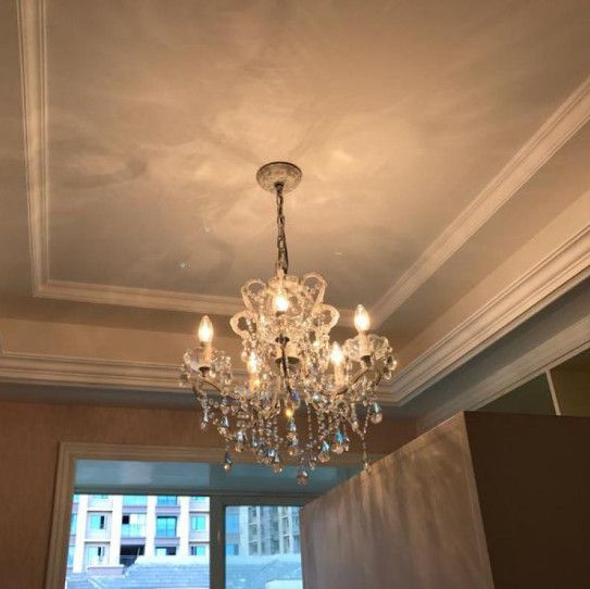 art deco dining room chandelier