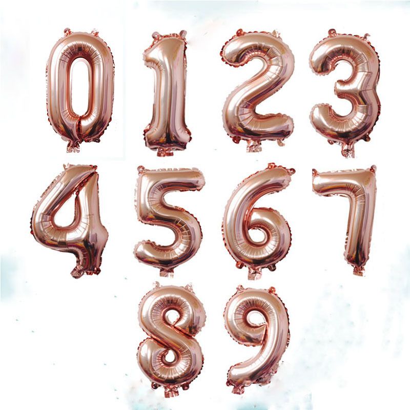 40 foil letter balloons