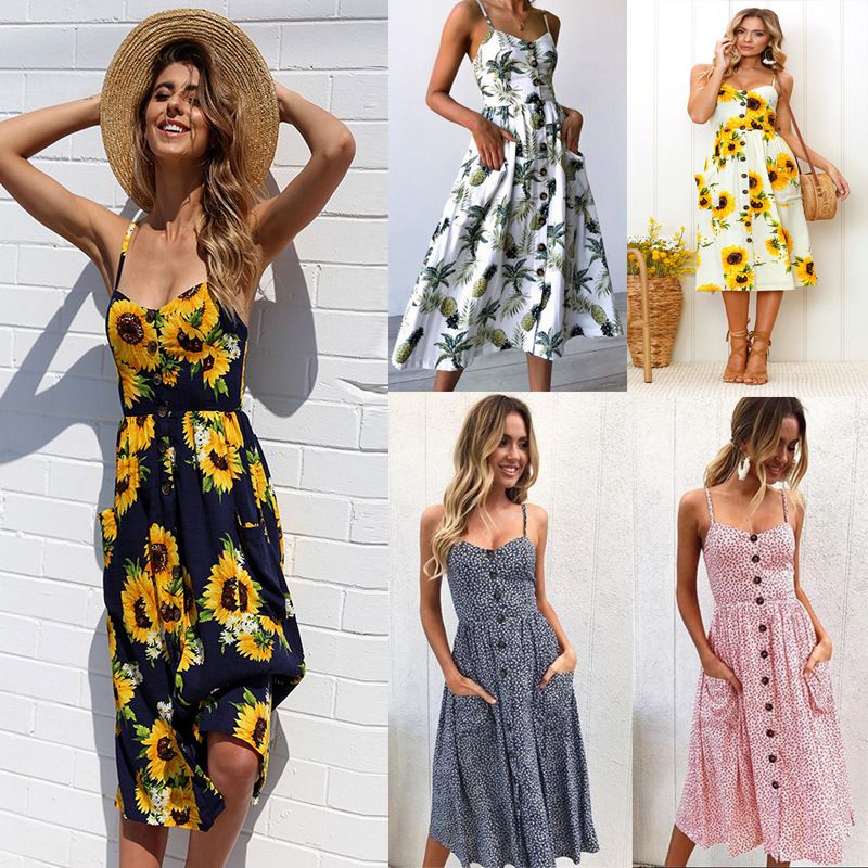 spring halter dresses