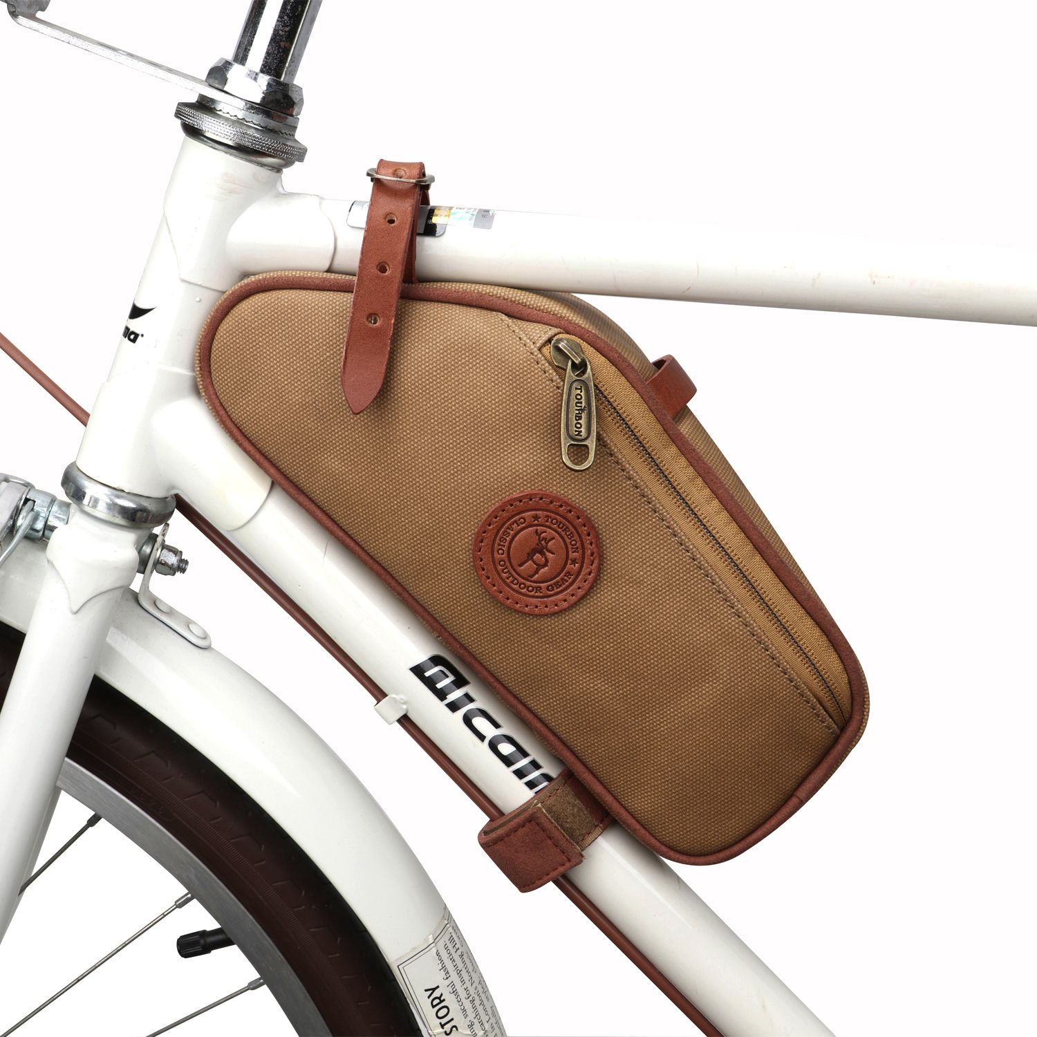 leather bicycle seat bolsa