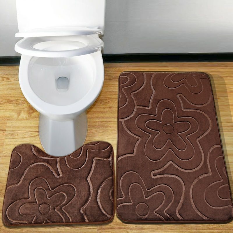 2020 New Brand Memory Foam Rug Set Toilet Pattern Bath Bathroom Non Slip Mats Floor Carpet Kit Mattress For Bathroom Decor Wc Rugs From Cindy668 11 96 Dhgate Com