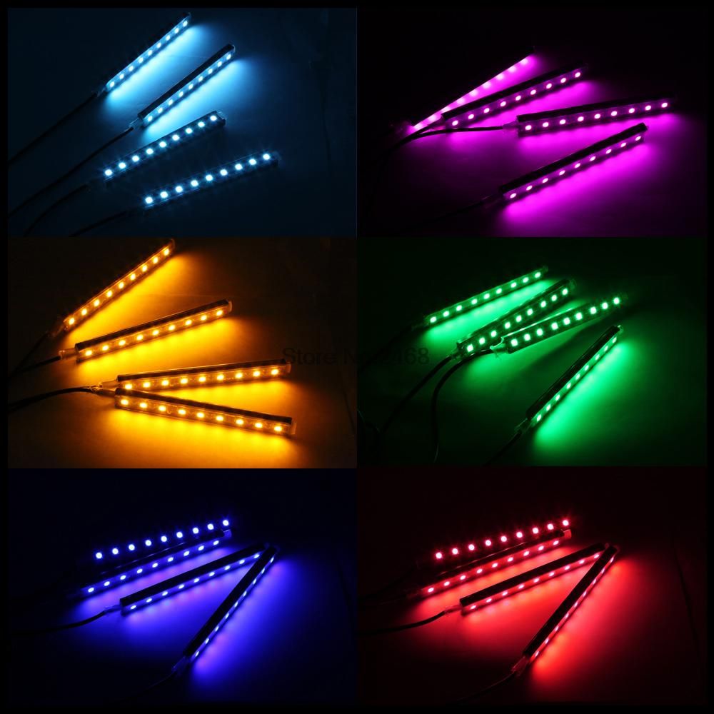 Wireless Control Interior Floor Foot Decoration Light LED RGB Neon Lamp Strip
